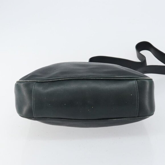 GUCCI Bamboo Hand Bag Leather 2way Green Gold - Picture 12 of 16